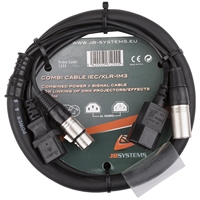 Combi Cable IEC-XLR (1,3m)