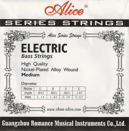 ALICE A606 Electric Bass Strings Medium