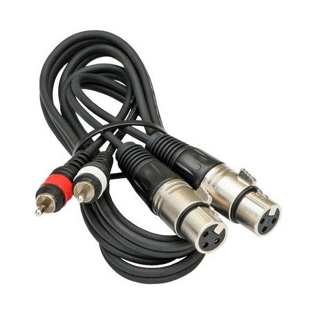 Cble RCA / XLR femelle 1.5m CL-25/1.5