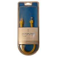 UTP CAT 5E Network Cable (Yellow) 0.5m