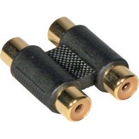 RCA female - RCA female Adapter (2 stuks)